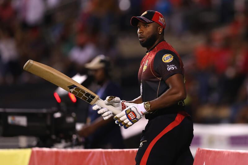 West Indies white-ball captain Kieron Pollard was not also picked. CPL T20/Getty