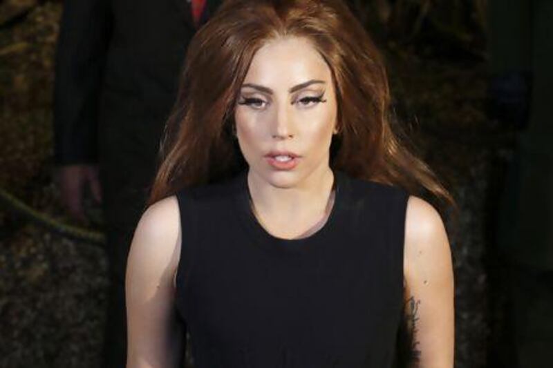 Singer Lady Gaga. Justin Tallis / AFP