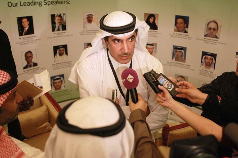 Mohammed al Rumaithi, the general manager of the National Emergency and Crisis Management Authority, revealed details of the country's emergency-response plan in Abu Dhabi yesterday.