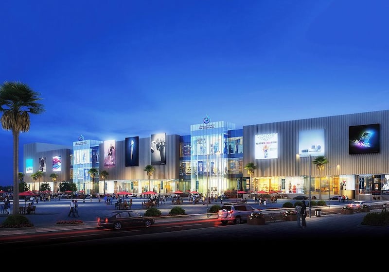 A rendering of the Circle Mall at Jumeirah Village Circle, which is expected to open in 2017. Courtesy Nakheel
