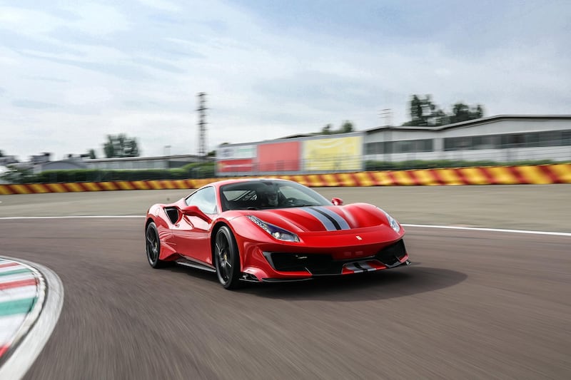 Every example of the Pista has already been sold. Ferrari