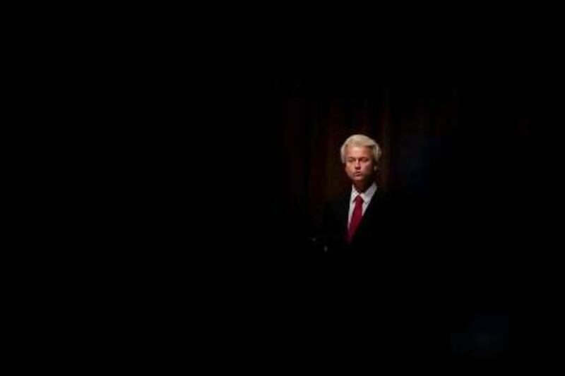 Dutch anti-Muslim politician Geert Wilders. Joerg Carstensen / AFP