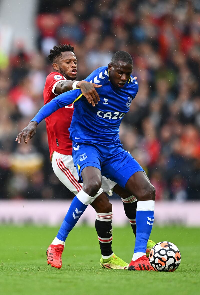 Abdoulaye Doucoure - 8: A formidable presence in midfield this season. Lovely run and exchange of passes to set-up chance for Rondon. Thought he was going to score only to be denied by Wan-Bissaka block after 35 minutes. Another good run and simple ball to set up Townsend goal. Booked for foul on Fernandes. Getty