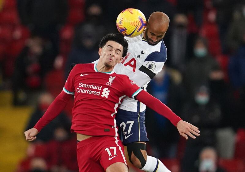 Curtis Jones - 8: The 19-year-old gets better with every game. Despite his inexperience he demanded the ball and was never scared to threaten the Tottenham defence. Reuters