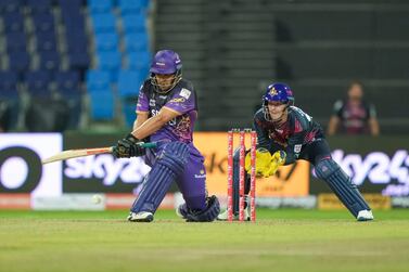 Hazratullah Zazai top scored for Bangla Tigers in their nine-wicket win over Deccan Gladiators in the Abu Dhabi T10 at Zayed Cricket stadium on Thursday, November 25, 2021. – Abu Dhabi T10