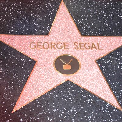 epa09092670 (FILE) - US actor George Segal's star on the Hollywood Walk of Fame during Segal's ceremony in Hollywood, California, USA, 14 February 2017 (reissued 24 March 2021). Oscar-nominated actor George Segal died on 23 March 2021 due to complications from heart bypass surgery. He was 87.  EPA/NINA PROMMER