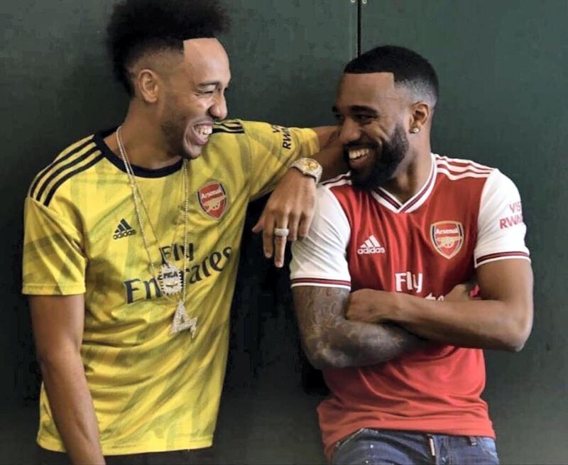 1st: Ok, so these kits haven't been made official just yet but how awesome do Pierre-Emerick Aubameyang and Alexandre Lacazette look in these Arsenal home and away designs. They hark back to a time when Arsenal were powerhouses of English football with the yellow away top resembling the 'bruised banana' kit used from 1991 to 1993 as the club returns to Adidas after a spell with Puma. It doesn't matter what club you support, surely you can admit these are fine kits.  @ArsenalsRelated / Twitter