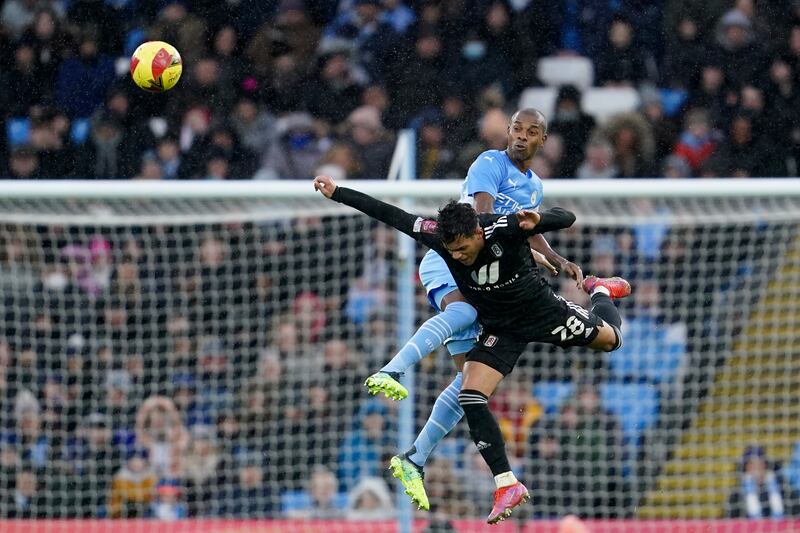 Fernandinho – 6, The 36-year-old grew much more confident as City found their footing and produced several tackles and interceptions to break up Fulham’s play. AP Photo
