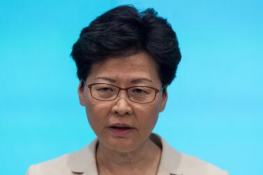 Hong Kong Chief Executive Carrie Lam issued her second apology, this time in person, for her mishandling of an extradition bill. EPA