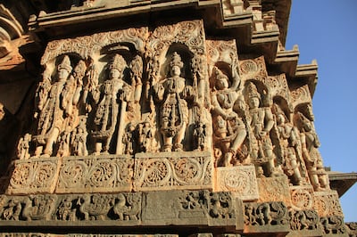 The Hoysala used black soapstone, which is softer than some other stone, so they could create detailed carvings. Photo: Intach Bangalore