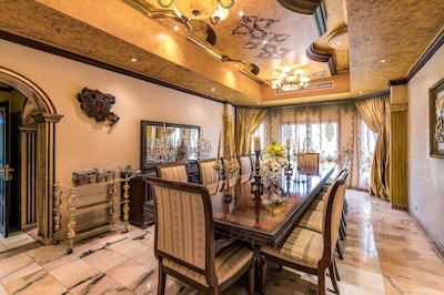 There's plenty of room for dinner parties. Courtesy LuxuryProperty.com