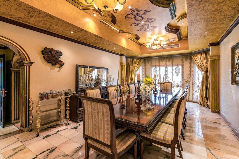 There's plenty of room for dinner parties. Courtesy LuxuryProperty.com