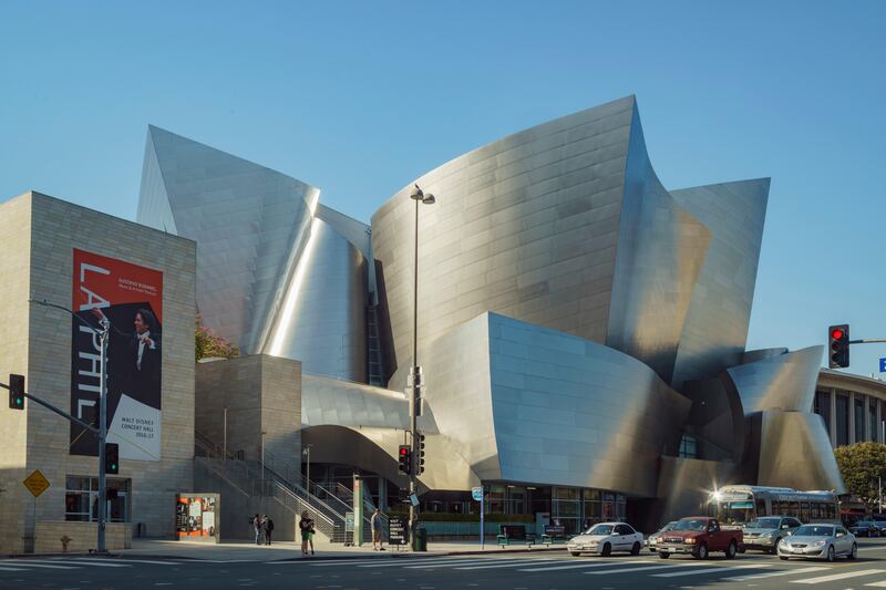 Walt Disney Concert Hall in Los Angeles, California