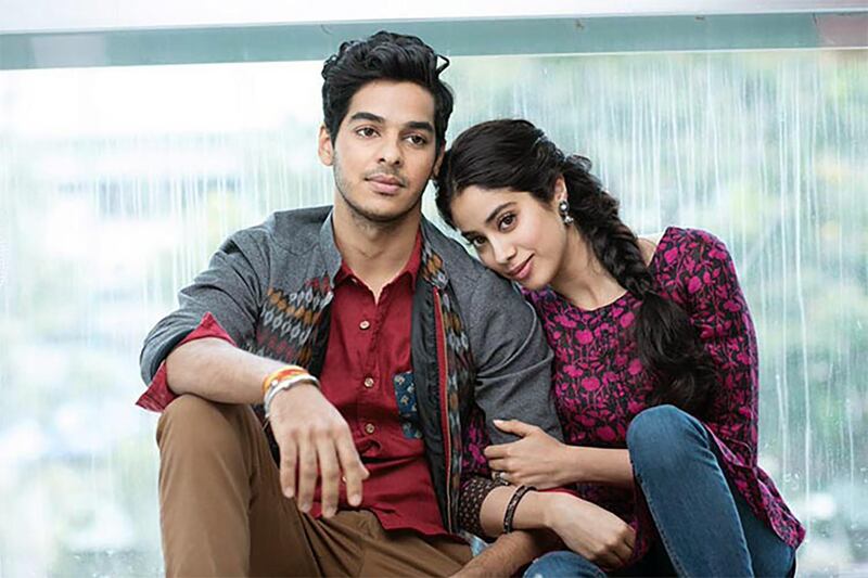 Ishaan Khattar and Janhvi Kapoor in Dhadak 2018. Courstey: IMDb

