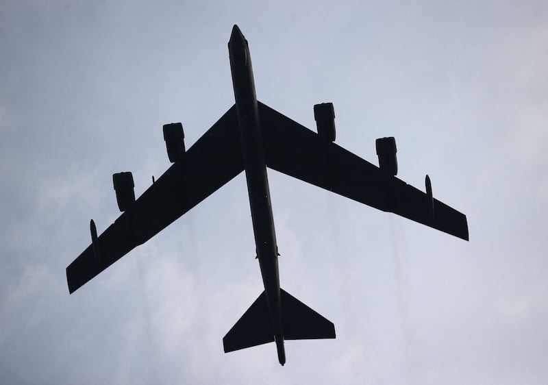 B-52 Bombers will take part in Steadfast Noon drills. Getty