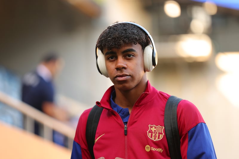 Lamine Yamal graduated to Barcelona's first team from the the club's fabled La Masia academy. Getty 