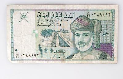 Abu Dhabi - June 16, Studio shots of Oman Baisa. ( Philip Cheung / The National ) *** Local Caption ***  PC0161-Currency.JPGPC0161-Currency.JPGPC0161-Currency.JPG