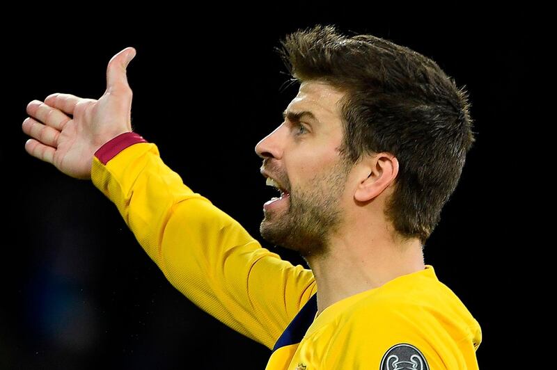 Spanish defender Gerard Pique, £210,700 a week. AFP