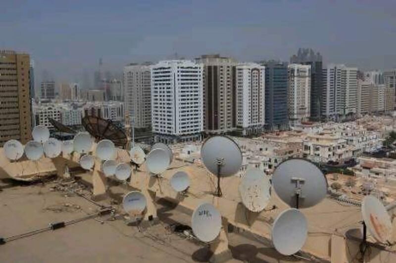 The Abu Dhabi municipality is calling on landlords to remove satellite dishes from rooftops.