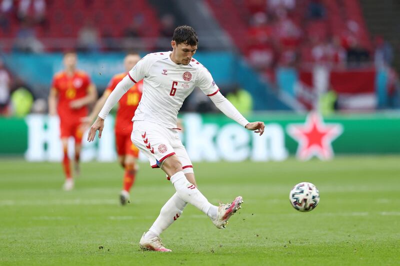 Andreas Christensen - 8: Shifted into a midfield role in first half that resulted in Denmark taking control of game after Wales started brightly. Helped completely nullify threat of Ramsey. Getty