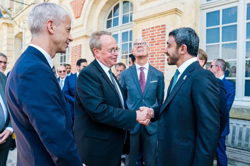 Sheikh Abdullah bin Zayed attended the opening ceremony of Sheikh Khalifa bin Zayed Al Nahyan Theatre.