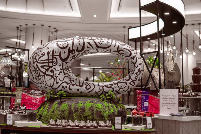 The replica is on display at the hotel's main restaurant. Photo: Hilton Ras Al Khaimah Beach Resort