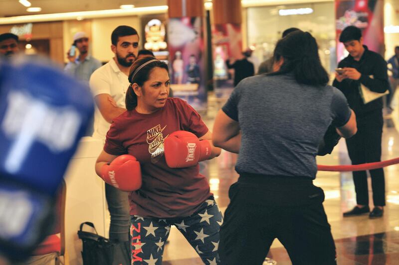 Get a workout in in between your shopping