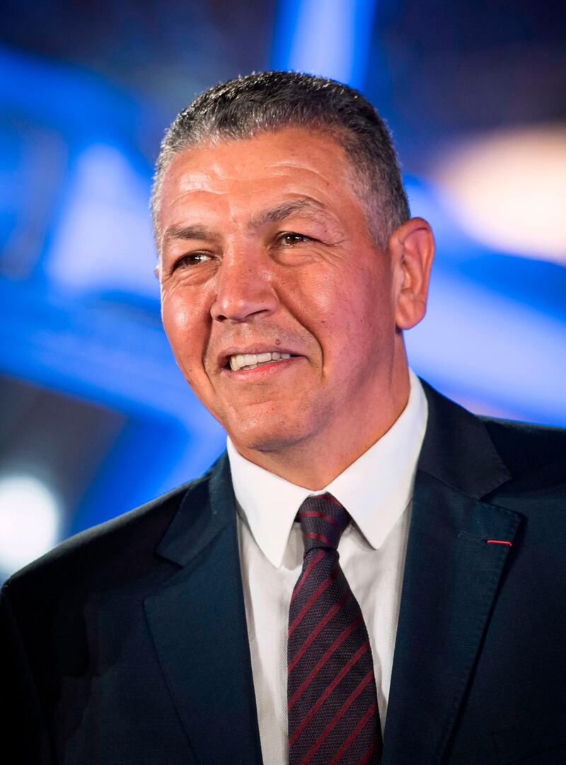 French-Moroccan former rugby player Abdelatif Benazzi attends the opening ceremony of the 18th edition of the Marrakech International Film Festival on November 29, 2019. AFP