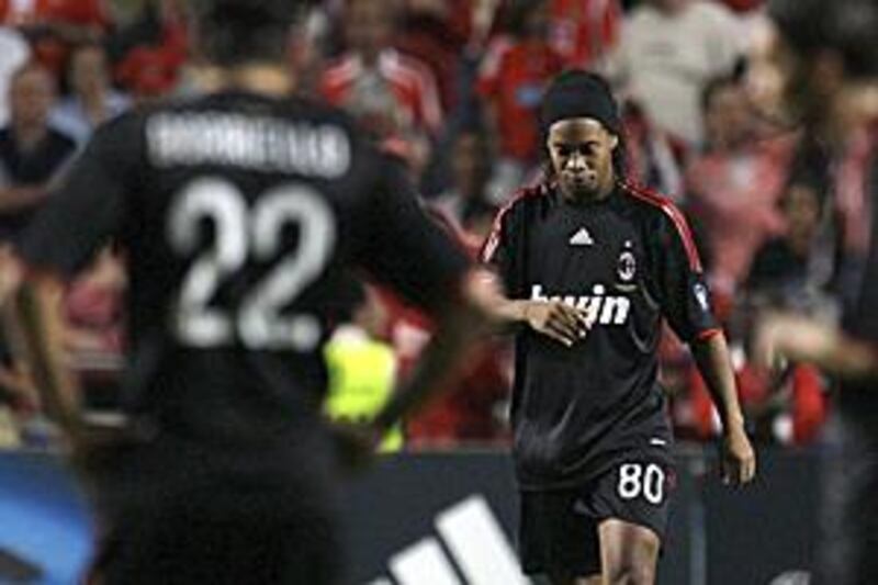 AC Milan's Ronaldinho has struggled in recent seasons to regain the form that made him World Player of the Year in 2004 and 2005.