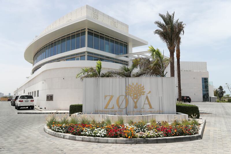 View of the ZOYA Health & Wellbeing Resort in Ajman. Pawan Singh / The National