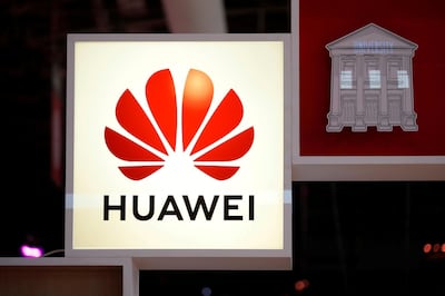 FILE PHOTO: The Huawei logo is seen at the high profile startups and high tech leaders gathering, Viva Tech,in Paris, France May 16, 2019. REUTERS/Charles Platiau/File Photo