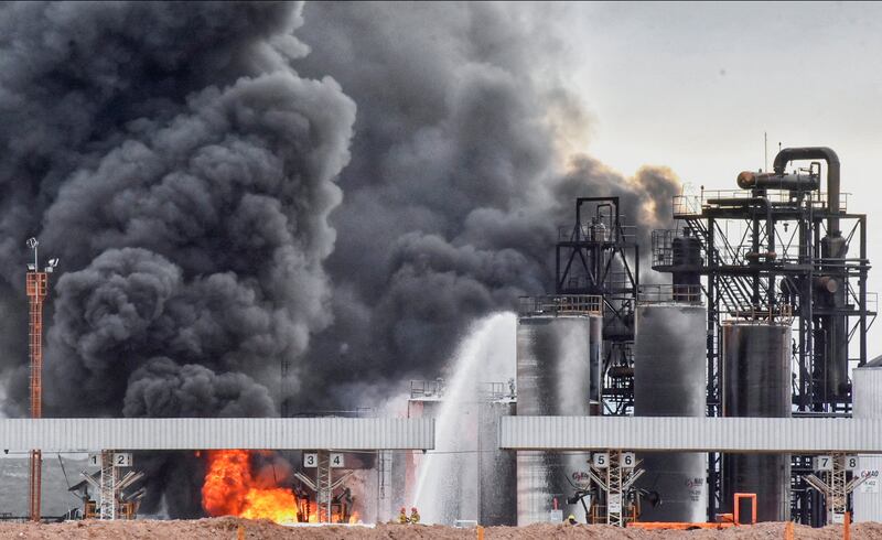 At least three people died in an explosion that sparked a fire at an oil refinery in the south of Argentina, local authorities said on Thursday. Reuters