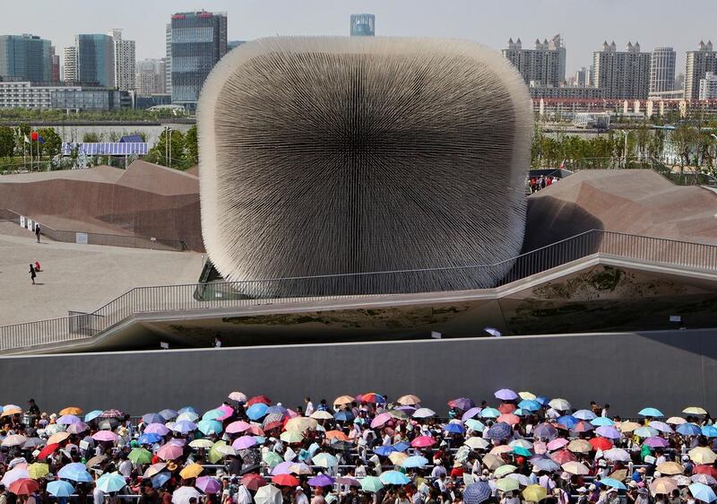 Some of Mr Heatherwick’s designs include the UK Pavilion at World Expo 2010 in Shanghai. Feng Li / Getty Images