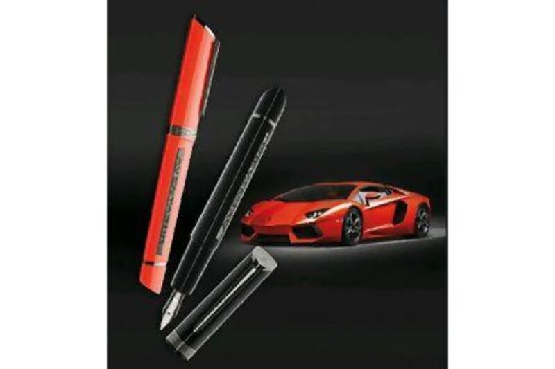 Aventador pen, Dh5,900. www.omas.com