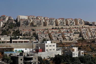 The Jewish settlement of Beitar Illit looms over the Palestinian village of Wadi Fukin in the Israeli-occupied West Bank. Reuters
