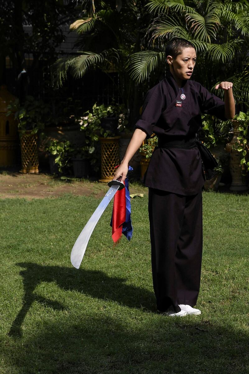 "Kung fu has helped us in taking a stand on gender equality as we feel more confident, we feel strong physically and mentally," one said.