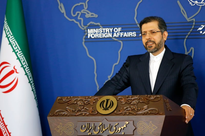 Iranian Foreign Ministry spokesman Saeed Khatibzadeh said Tehran was inviting Saudi Arabia to take 'a diplomatic and political approach'. Photo: EPA