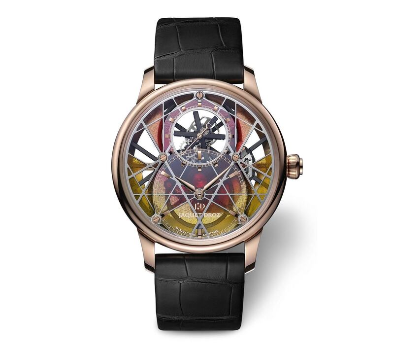Jacquet Droz Grande Seconde Skelet-One Tourbillion for Only Watch 2021.