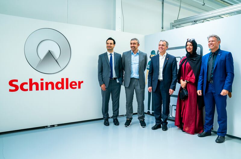 The delegation visited the headquarters of the Schindler Group, one of the world's leading manufacturers of elevators, escalators and moving walkways.