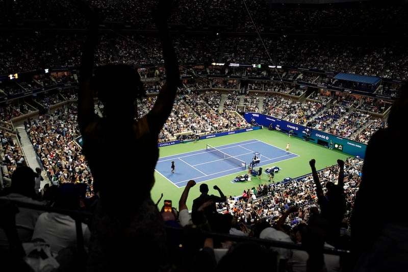 Sell-out crowds are watching Serena Williams at the US  Open in New York as she prepares to retire from tennis. AP