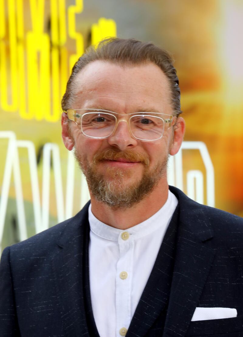 LONDON, ENGLAND - JULY 30:  Simon Pegg attends the UK Premiere of Once Upon A Time...In Hollywood at Odeon Luxe Leicester Square on July 30, 2019 in London, England. (Photo by Tim P. Whitby/Getty Images for Sony)