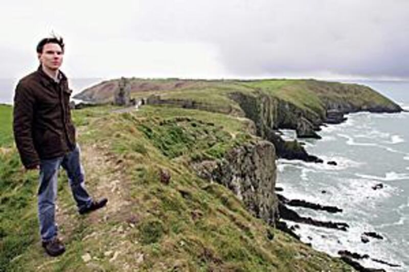 The author on top of the Old Head of Kinsale, County Cork.