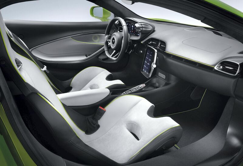 The McLaren Artura has three drive modes: Comfort, Sport and Track