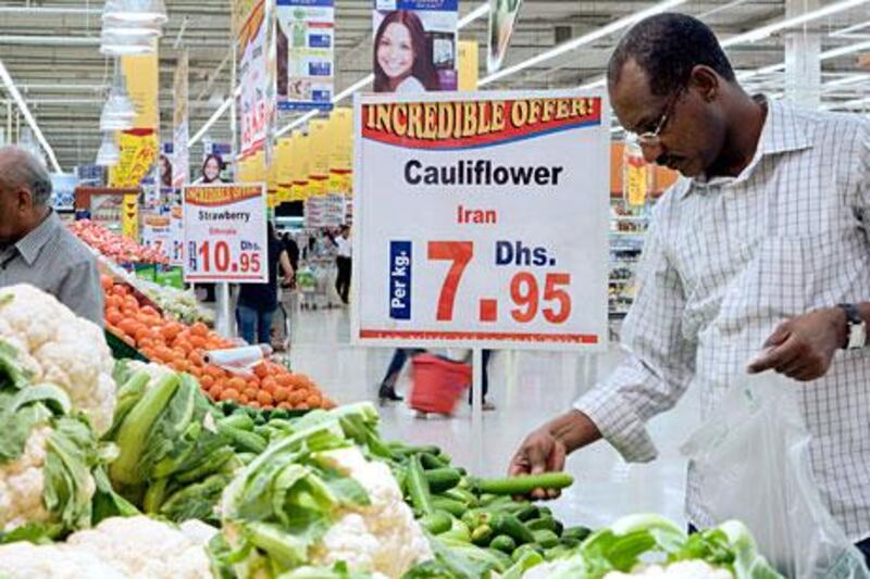 Food prices are in an upward trend across the region, except for in Bahrain.