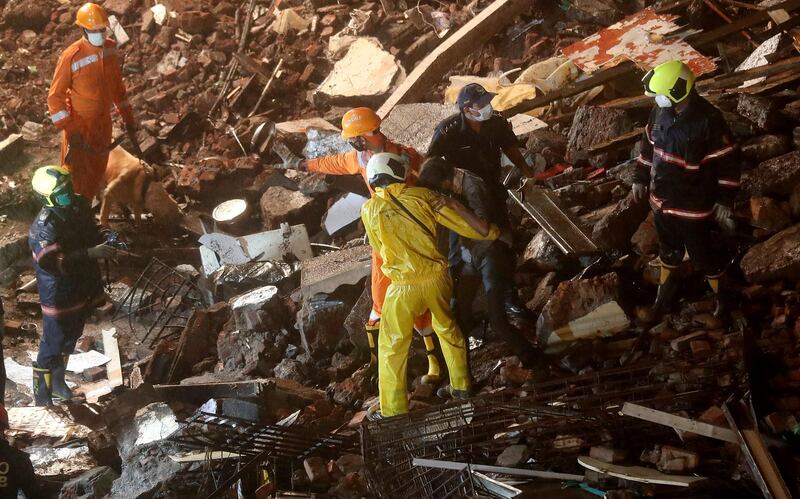 Residents had been asked to vacate the six-storey building as it was undergoing repairs. AP Photo