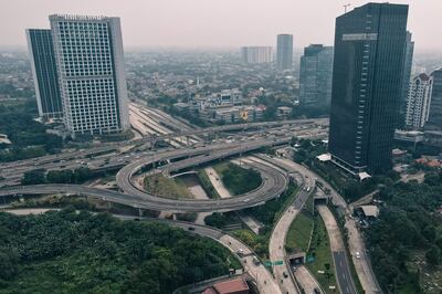 Jakarta, capital of Indonesia.  AFP