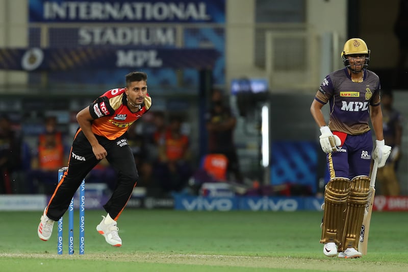 Umran Malik of Sunrisers Hyderabad bowled the fastest delivery by an Indian at IPL 2021. Sportzpics for IPL