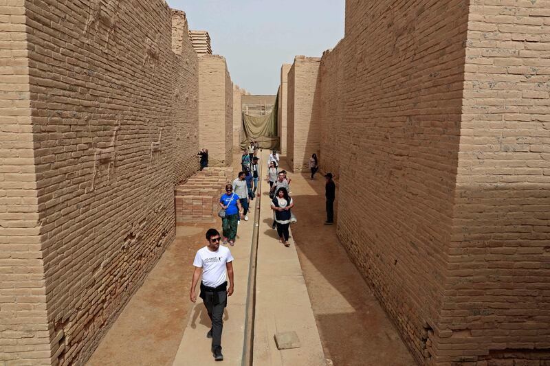 A street in the ancient city of Babylon. As tourism to Iraq is revived, many businesses are urging their government to respond by improving facilities for visitors.