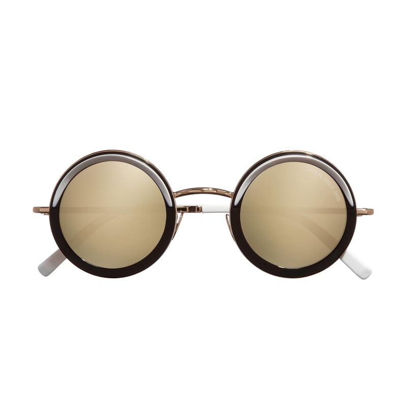 <p>&nbsp;Cutler and Moss sunglasses in gold and milky white for Dh1,820