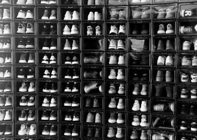 DUBAI, UNITED ARAB EMIRATES. 11 AUGUST 2020. 
Mohamed Al Safar’s sneaker collecttion in his penthouse in Burj Khalifa
(Photo: Reem Mohammed/The National)

Reporter:
Section: